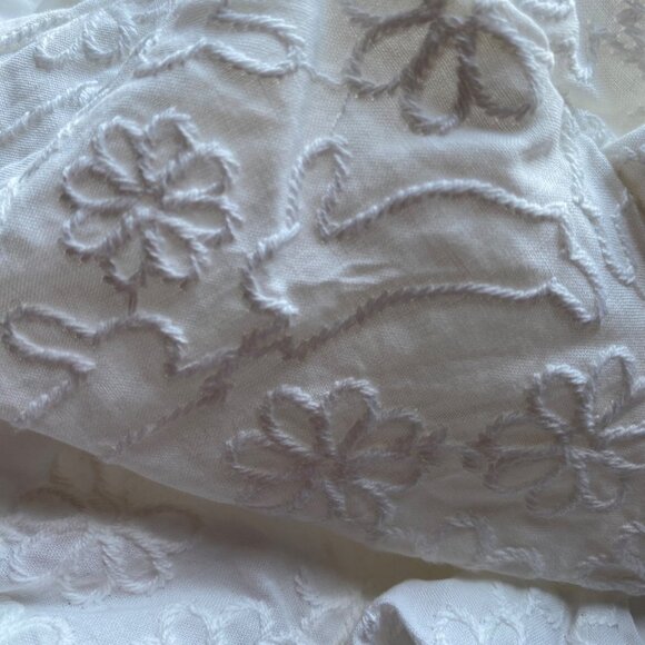 NEW Easter Baby Bonnet Embroidered Bunny Rabbit Booties Shoes White High Hope - Picture 5 of 5